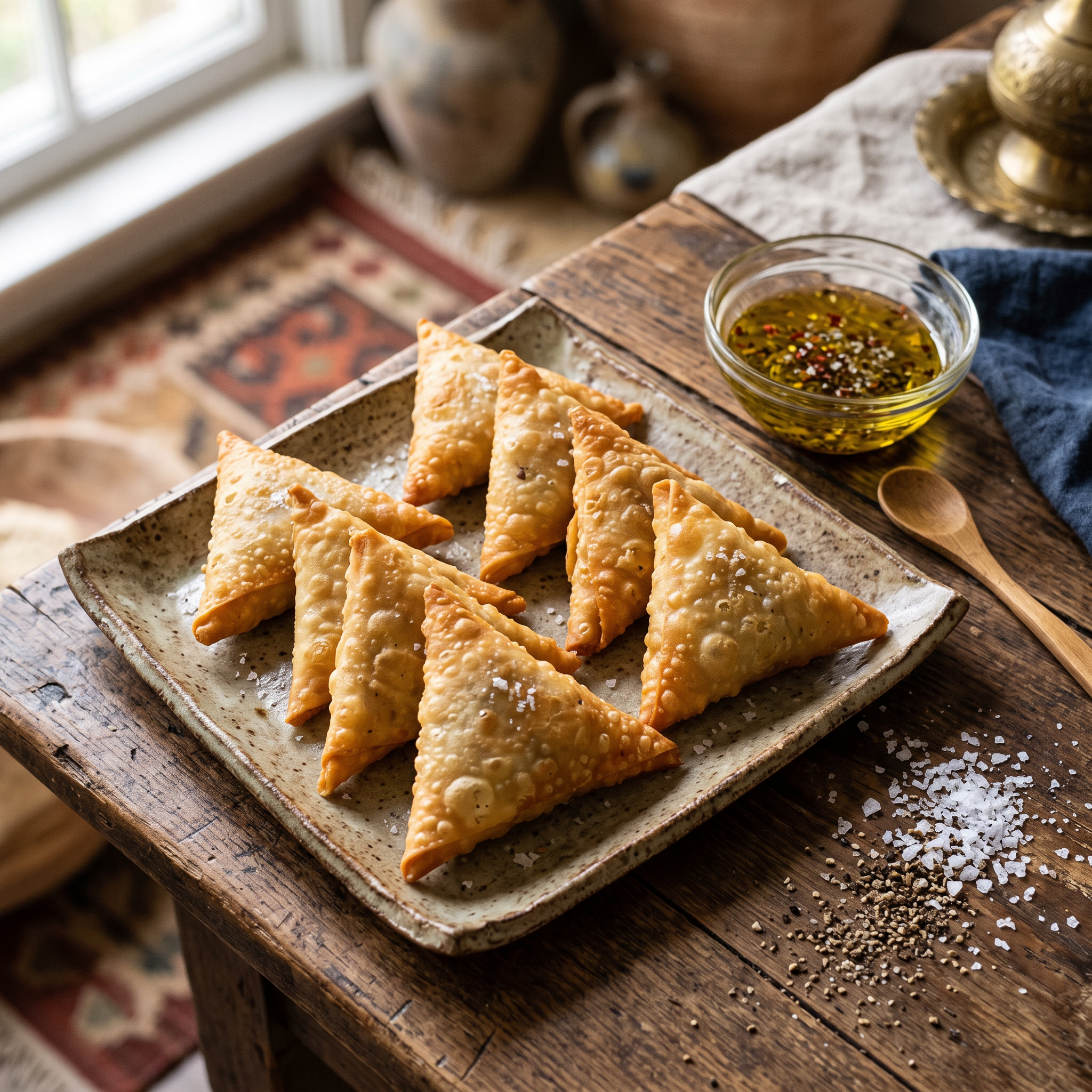 Golden Chicken Samosas: A Crispy Middle Eastern Lunch