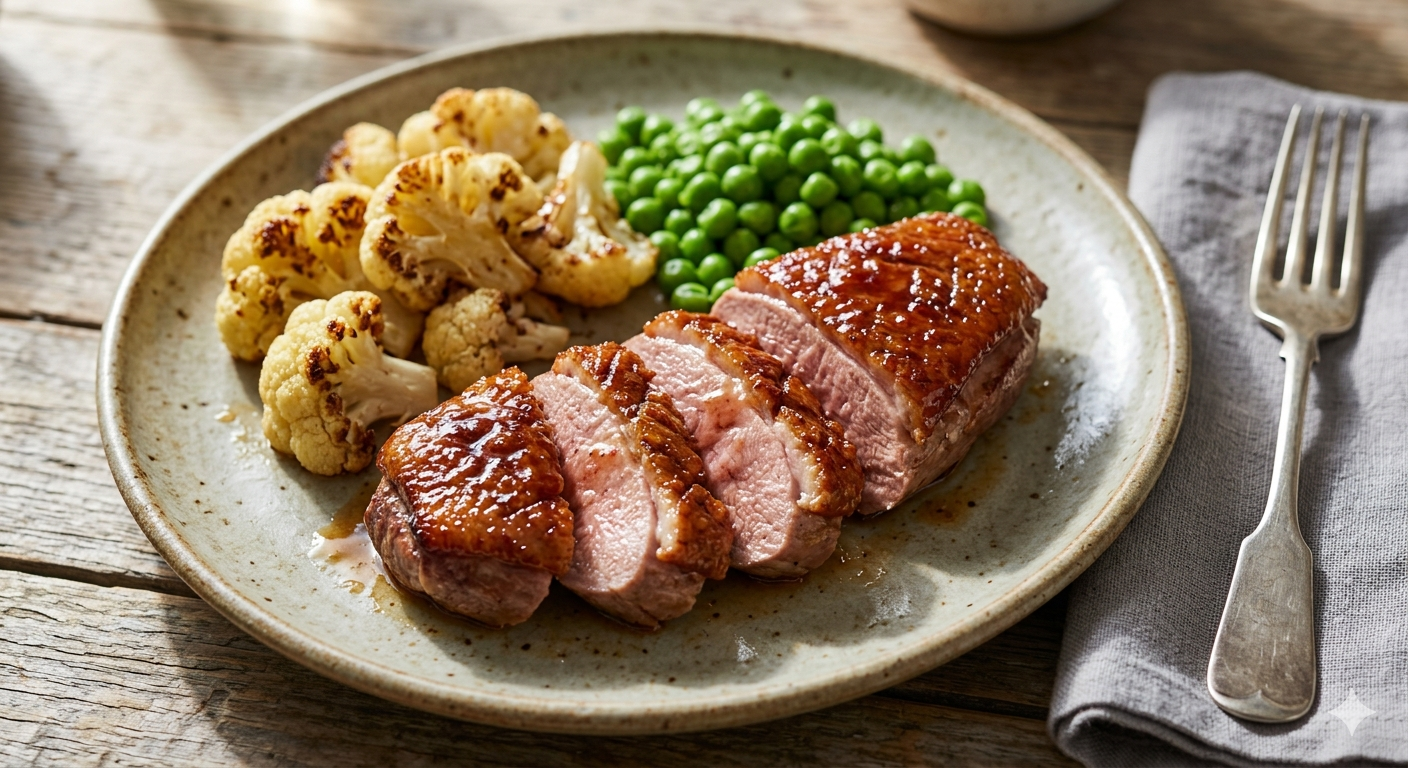 Grilled Duck Breast with Tangy Guava Glaze