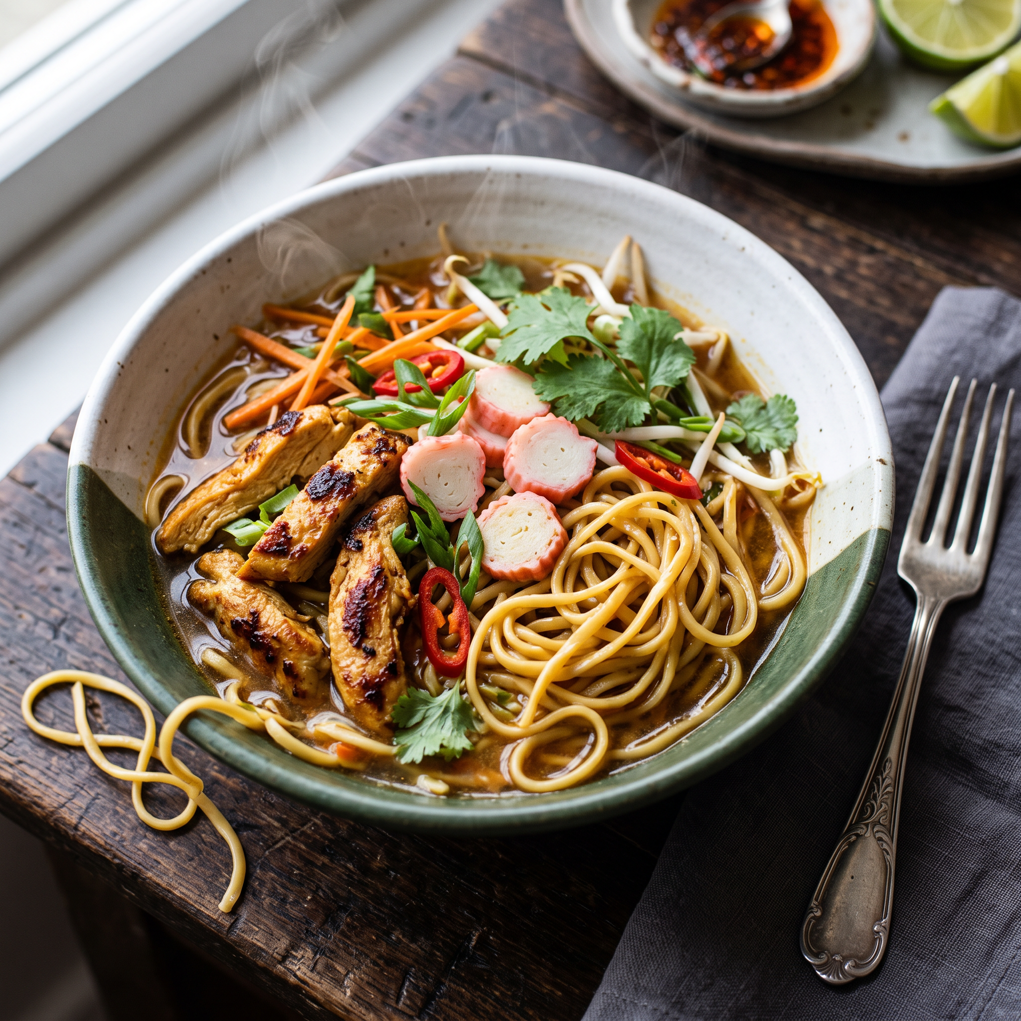 Lahori Chicken & Crab Noodle Bowl