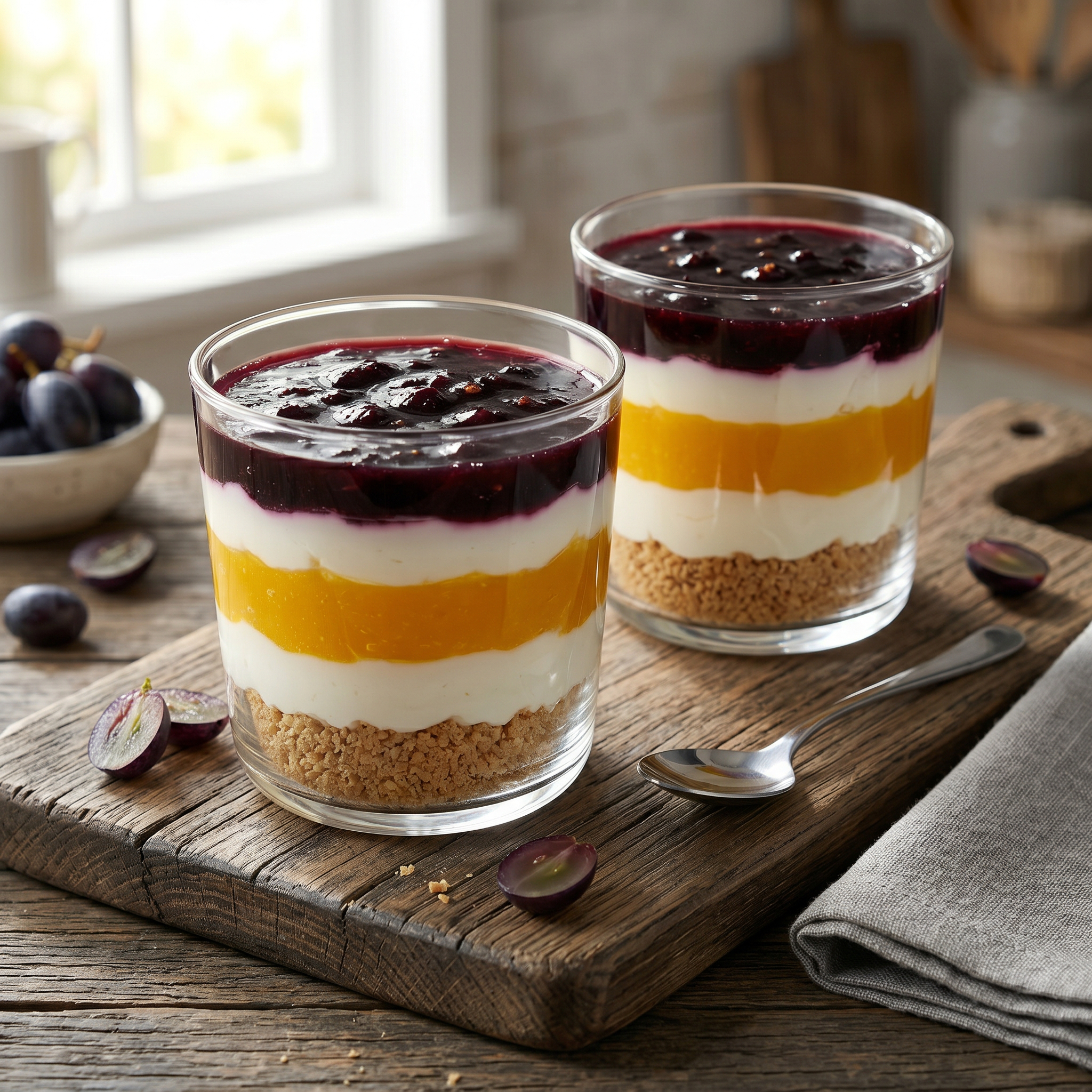 Mango & Grape Oasis: A Buttery Middle Eastern Delight