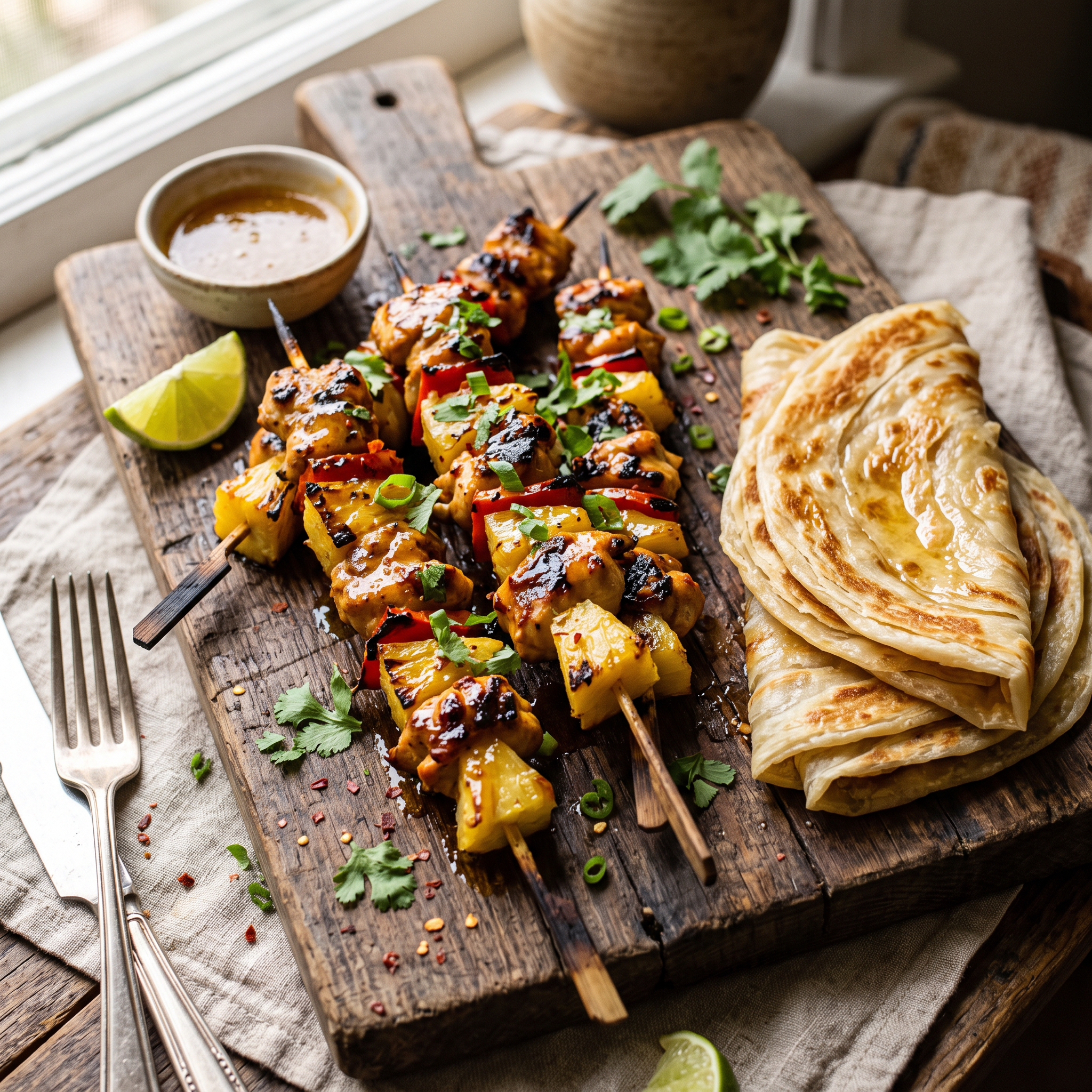 Pininyahang Manok Skewers: Sweet & Savoury Pineapple Chicken
