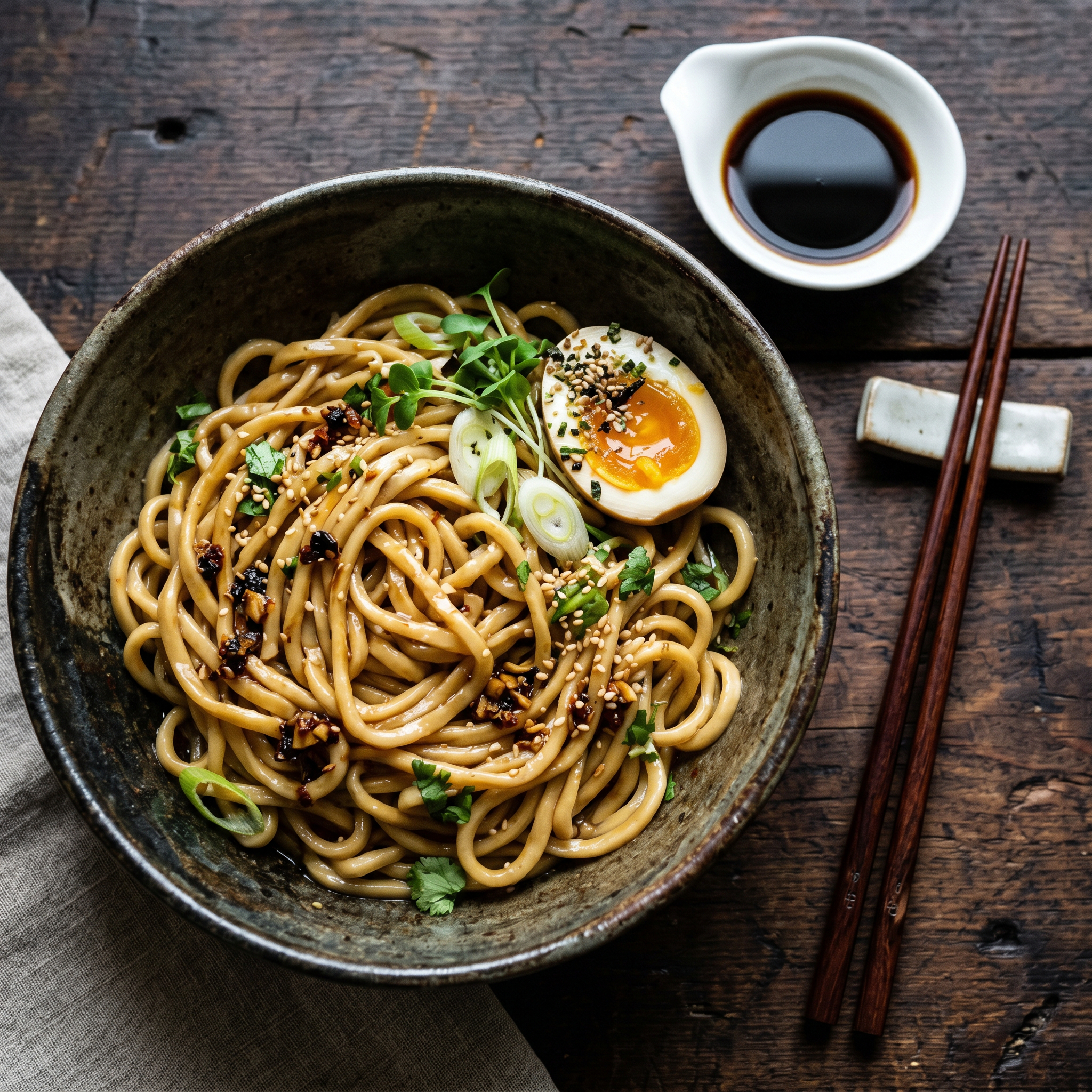 Quick & Flavorful Soy-Glazed Ramen Noodles