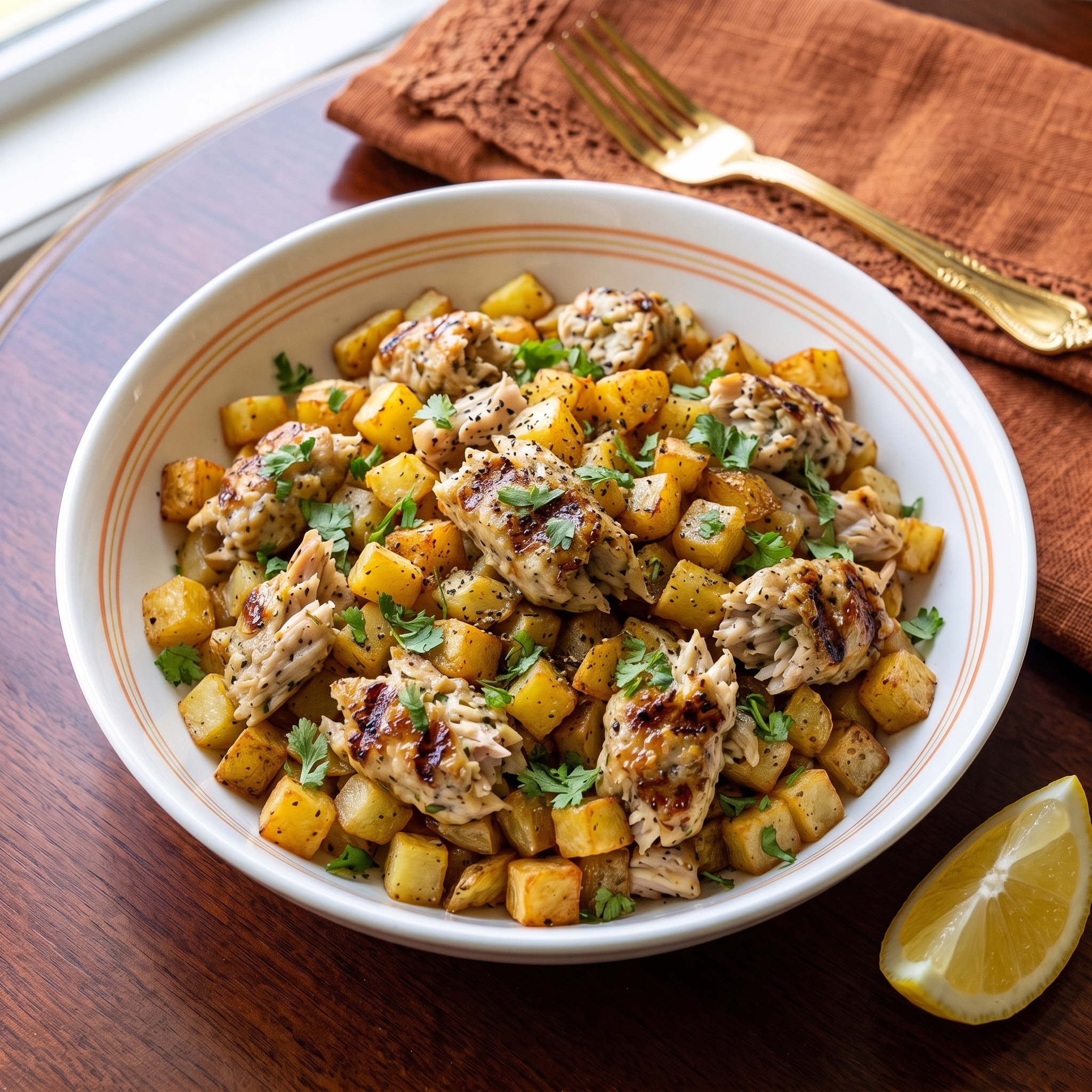 Zesty Grilled Chicken & Potato Fiesta